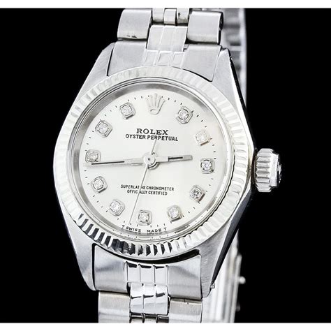 rolex oyster perpetual automatic stainless steel women's watch oyster perpetual